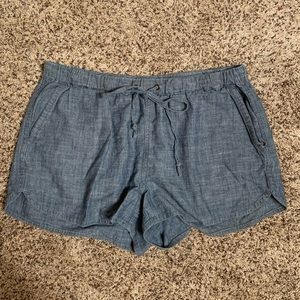 J. Crew chambray summer shorts
